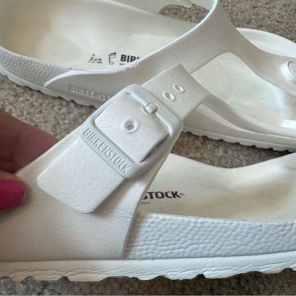 Birkenstock Gizeh‎ Eva White Slide Sandals Casual Women’s Size 9.5 - Picture 4 of 6